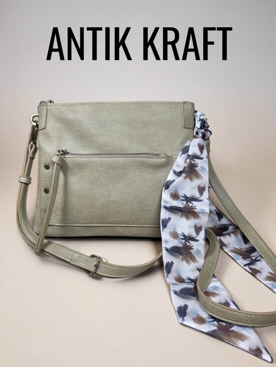 Antik Kraft Handbags - ANTIK KRAFT Savannah Olive Green Crossbody Shoulder Bag